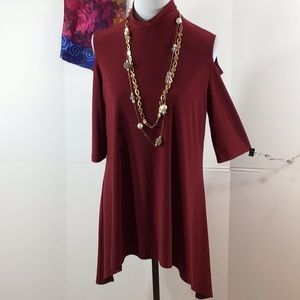 Clara Sun Woo cold shoulder tunic M